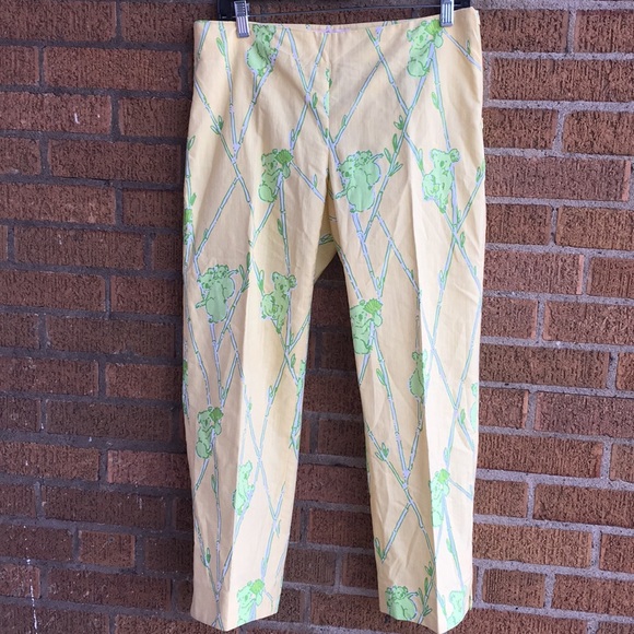 Lilly Pulitzer Crop Pants With Koala 
